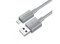 Cabluri si Adaptori/H1,Cablu Date si Incarcare USB-A - microUSB HOCO X107, 18W, 1m, Gri -GSMnet.ro-grid