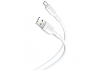 Cabluri si Adaptori/H1,Cablu Date si Incarcare USB-A - microUSB XO Design NB212, 18W, 1m, Alb -GSMnet.ro-grid