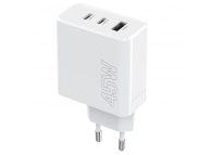 Incarcatoare/H1,Incarcator Retea MaXlife MXTC-07-45ACC, 45W, 3A, 1 x USB-A - 2 x USB-C, Alb -GSMnet.ro-grid