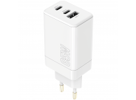 Incarcatoare/H1,Incarcator Retea MaXlife MXTC-08-65ACC, 65W, 3A, 1 x USB-A - 2 x USB-C, Alb -GSMnet.ro-grid