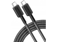 Cabluri si Adaptori/H1,Cablu Date si Incarcare USB-C - USB-C Anker 322, 60W, 1.8m, Negru A81F6G11 -GSMnet.ro-grid