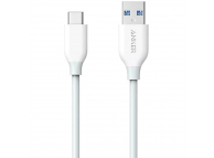 Cabluri si Adaptori/H1,Cablu Date si Incarcare USB-A - USB-C Anker PowerLine, 18W, 0.9m, Alb A8163021 -GSMnet.ro-grid