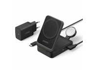 Incarcatoare/H1,Incarcator Retea Wireless Anker MagGo 3in1, 15W, 1.67A, Negru B2557311 -GSMnet.ro-grid