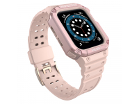 Accesorii Wearables/H1,Husa OEM Armored pentru Apple Watch 41mm / 40mm / 38mm Series, Roz-GSMnet.ro-list