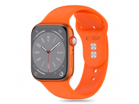 Accesorii Wearables/H1,Curea Tech-Protect Silicone pentru Apple Watch 41mm / 40mm / 38mm Series, Portocalie -GSMnet.ro-list