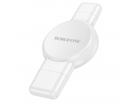 Accesorii Wearables/H1,Incarcator Wireless Borofone BQ31 pentru Apple Watch Series, Alb-GSMnet.ro-list