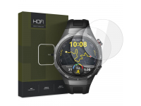 Accesorii Wearables/H1,Folie Protectie HOFI Glass PRO+ pentru Huawei Watch GT 5 Pro 46mm, Set 2 bucati, Sticla Securizata -GSMnet.ro-list