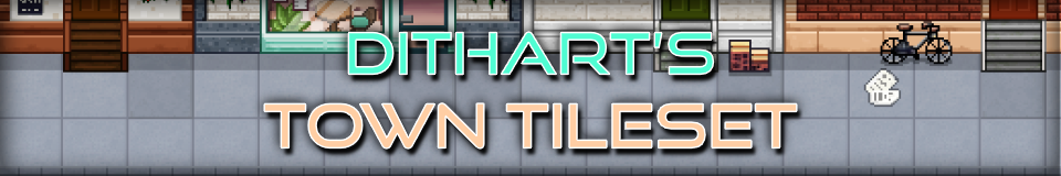 DithArt's Town Tileset