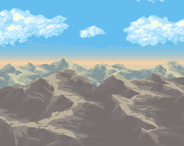 Background Desert Mountains