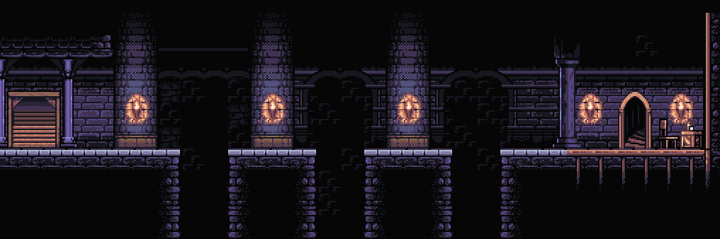 Dark Dungeon - Side-Scroller Tileset