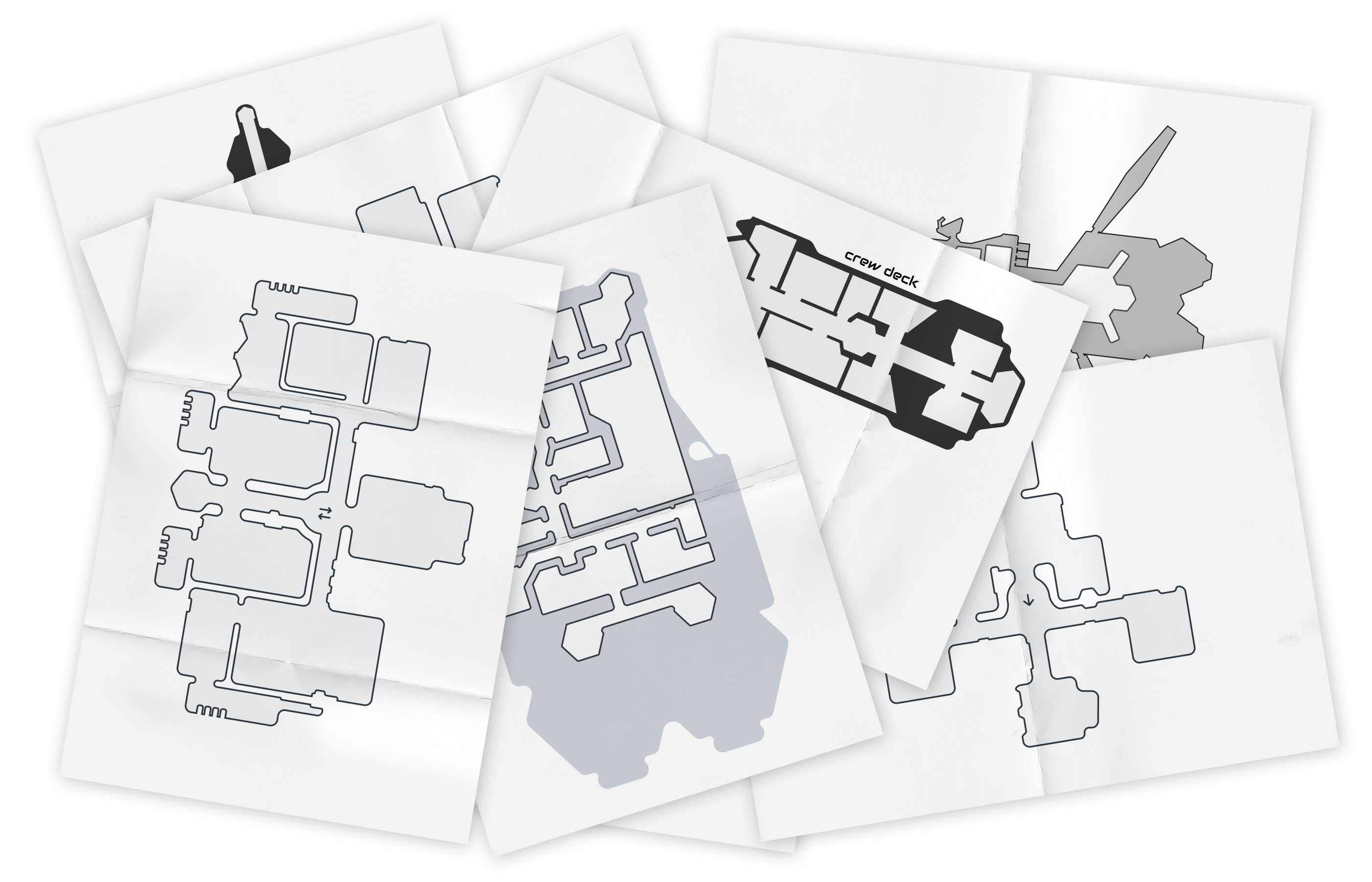 Printable spaceship deckplans