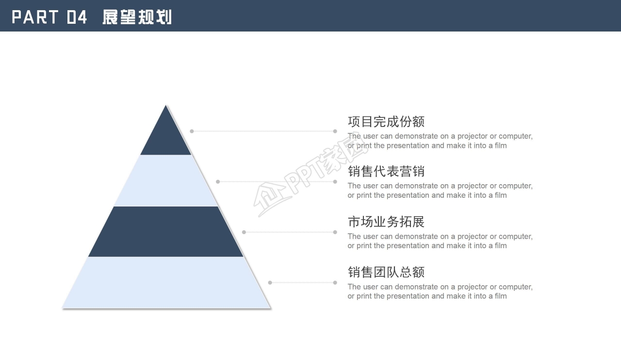 扁平化淡蓝色述职报告工作汇报PPT模板