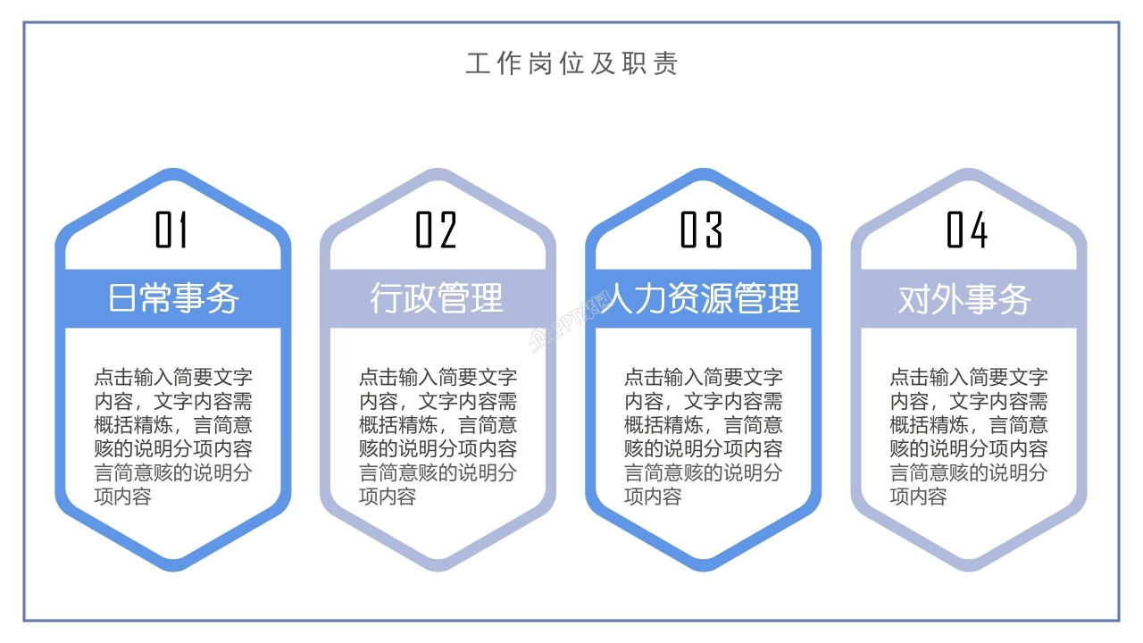 个人晋升述职发展ppt模板