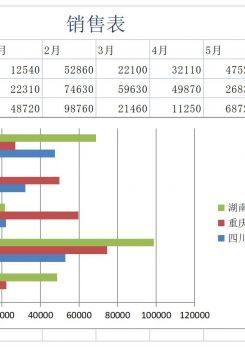 地区销售表excel模板