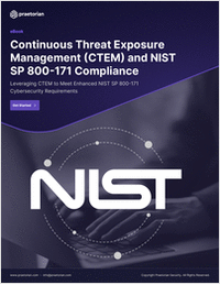 Continuous Threat Exposure Management (CTEM) and NIST SP 800-171 Compliance