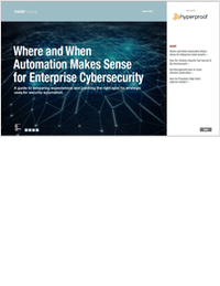 Where and When Automation Makes Sense for Enterprise Security