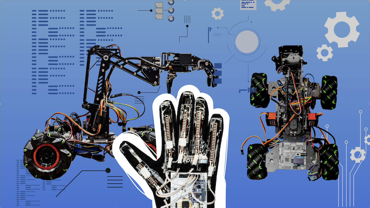 Bionic Manipulator System Controlled by Sensor Gloves