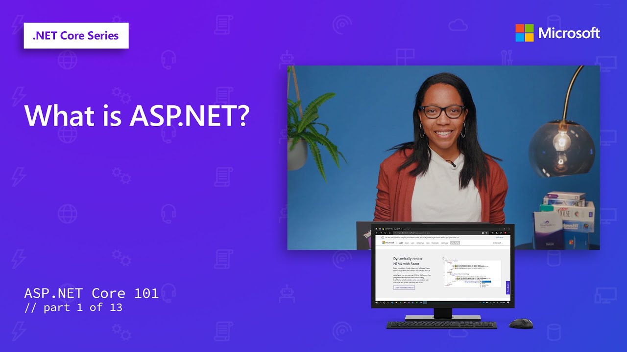 Видео “Что такое ASP.NET?“ Снимок экрана: .NET Core 101