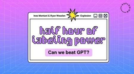 Half hour of labeling power: Can we beat GPT?