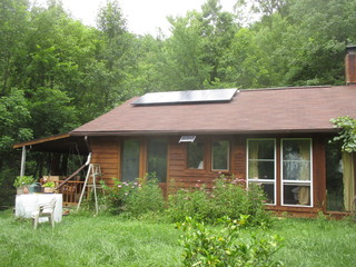 house with solar panels