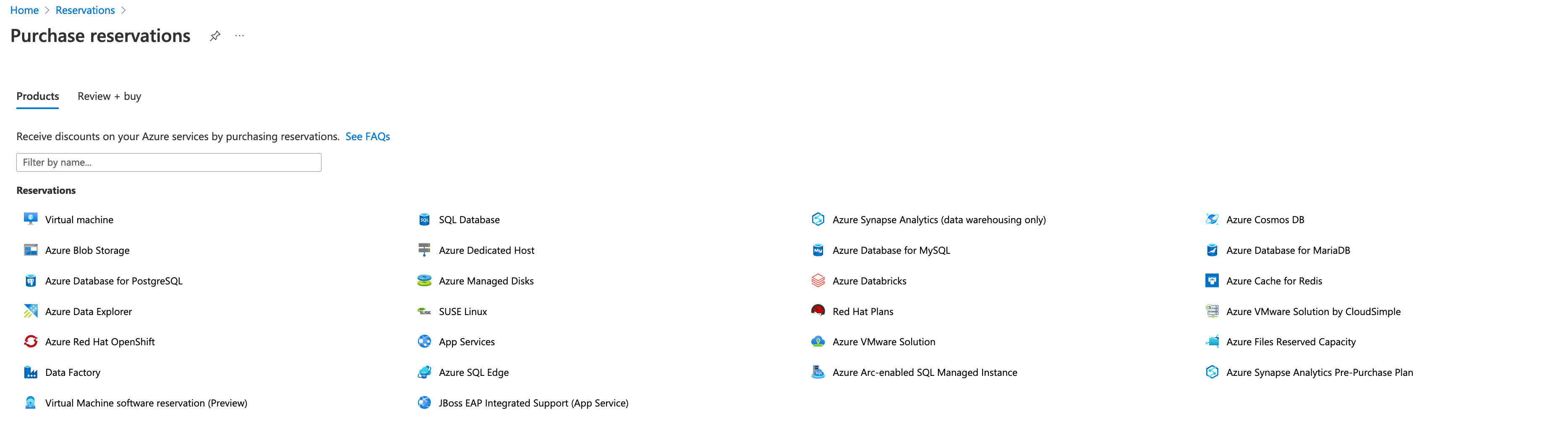 A screenshot of a reserved instance purchase overview.