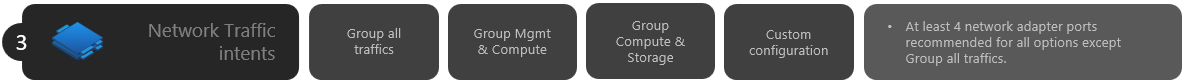 Diagram showing step 3 of the network decision framework.