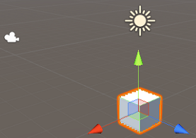 cube object in scene