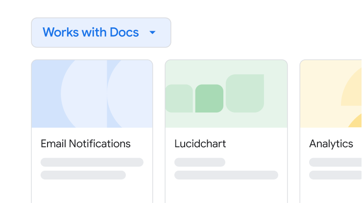 Integroinnit muihin Workspace-sovelluksiin Docsissa