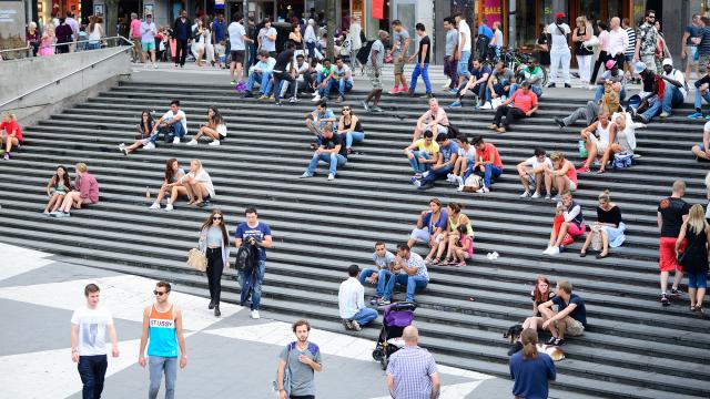 European city square