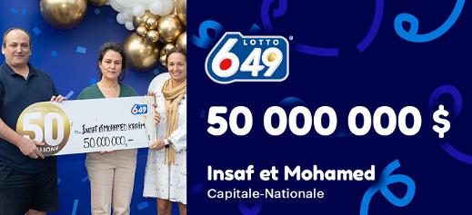 Insaf et Mohamed a remporté 50 000 000 $ au 6/49