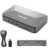 Newmowa 1080P Audio Video Capture Card, USB 3.0 HDMI Video Capture Device for Gaming Teaching Liv...