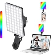 Newmowa RGB Video Light Portable LED Light for Phone, Tablet, Laptop, 360° Full Color CRI 95+ Dim...