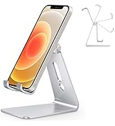 OMOTON Adjustable Cell Phone Stand, C2 Aluminum Desktop Phone Dock Holder Compatible with iPhone ...