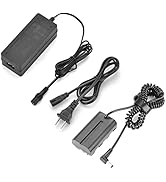 Newmowa NP-F550 Replacement Dummy Battery AC Power Supply Adapter and DC Coupler Charger Kit for ...