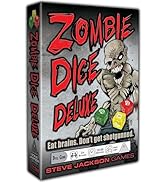 Zombie Dice Deluxe Dice Game, Adults and Family, Fast Pace Dice Game, Zombie Apocalypse Theme, Ag...