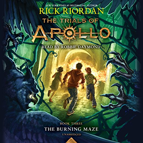 The Burning Maze Audiobook By Rick Riordan cover art