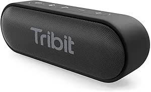 Tribit XSound Go Bluetooth Speaker with 16W Loud Sound &amp; Deeper Bass, 24H Playtime, IPX7 Waterproof, Bluetooth 5.3 TWS Pairing Portable Wireless Speaker for Home, Outdoor (2024 Upgraded)