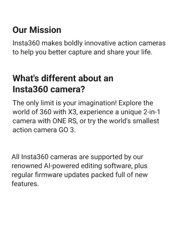 insta360 mission