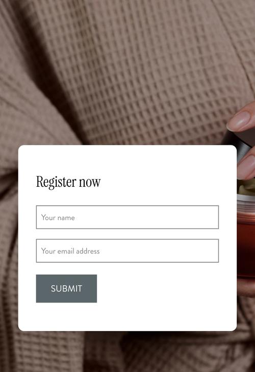 Custom registration form to collect attendee information during sign-up.