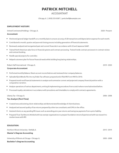 Resume Example