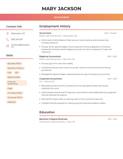 Resume Example