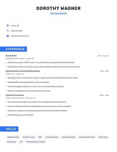 Resume Example