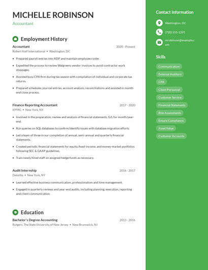 Resume Example