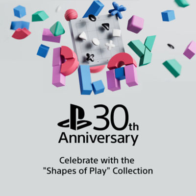 alt="30th Anniversary. Celebrate with the "Shapes of Play" Collection."