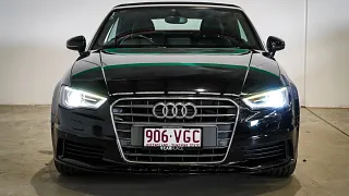 used 2014 Audi A3 8V Attraction Cabriolet 2dr S tronic 7sp 1.4T (CoD 103kW) [MY15] For Sale in QLD