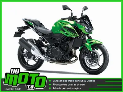 2023 Kawasaki Z 400 ABS aucun frais caché 2023 kawasaki z 400 abs Financement facile et rapide à par...