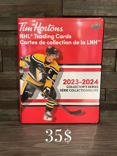 Album tim-hortons 23-24 neuf, sans carte. 35$