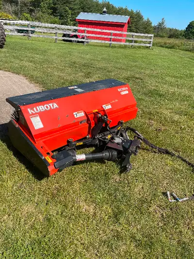 MODEL BX2814 USED LIGHTLY BRUSHES IN GOOD CONDITION 5' WIDE PTO CONNECTION 3 PT HITCH STORED INSIDE