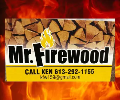 Season dry firewood Sell by the face cord We can deliver 5-6 cords at a time Also sell camp firewood...