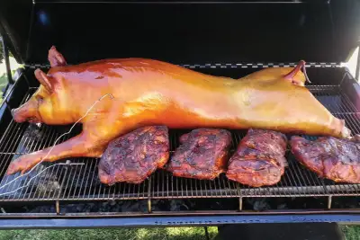 Rent for only $ 175.00 !! Booking dates now for your summer 2024 event. Easily roast a whole pig up...